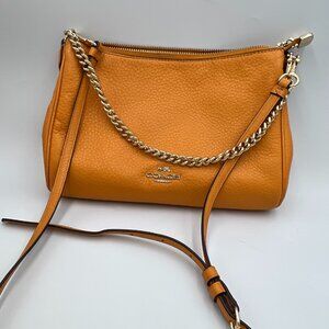 Coach Carrie Crossbody Clutch in pebble leather